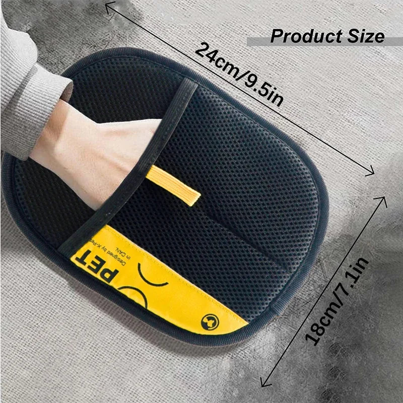 Pet Hair Removal Grooming Glove for Dogs & Cats | Gentle Deshedding & Massage Glove