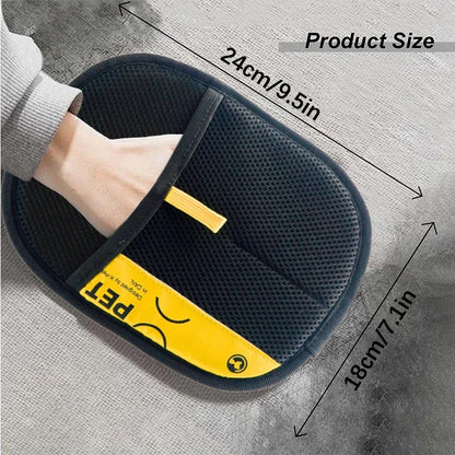 Pet Hair Removal Grooming Glove for Dogs & Cats | Gentle Deshedding & Massage Glove