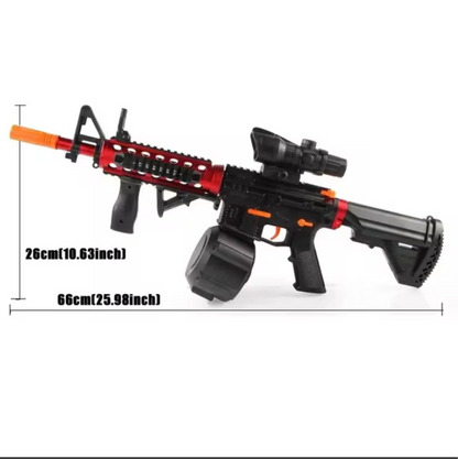 Electric M4A1 Gel Ball Blaster Gun, Auto and Manual Firing