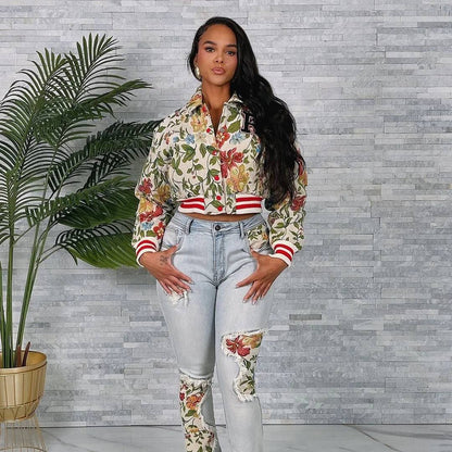 Crop Top Women's Jacket