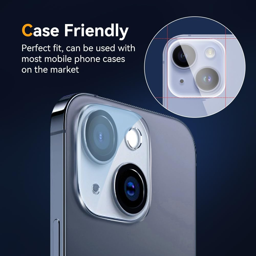 Camera Lens Protector for Iphone 15 / Iphone 14 6.1