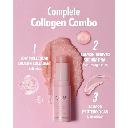 KAHI Wrinkle Bounce Multi Balm Stick | PDRN Collagen Wrinkle Stick | Korean Skin Care |All-in-One Hydrating Lip Balm Eye Cream Neck Cream Make Up Base & Face Mist Moisture Balm