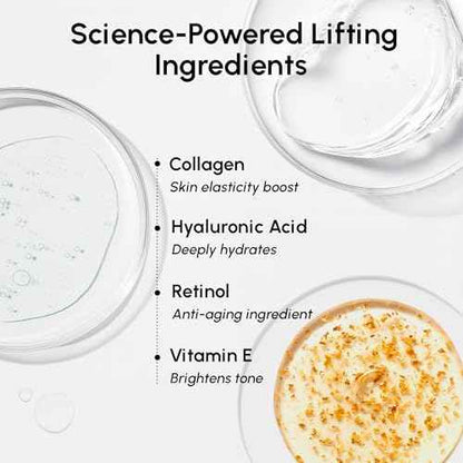 MAREE V Line Lifting Mask with 24K Gold ? Deep Collagen Face Mask for Women ? Jawline Shaper Mask with Retinol & Hyaluronic Acid ? Neck Tightening & Firming - Double Chin Strap for Face Lift