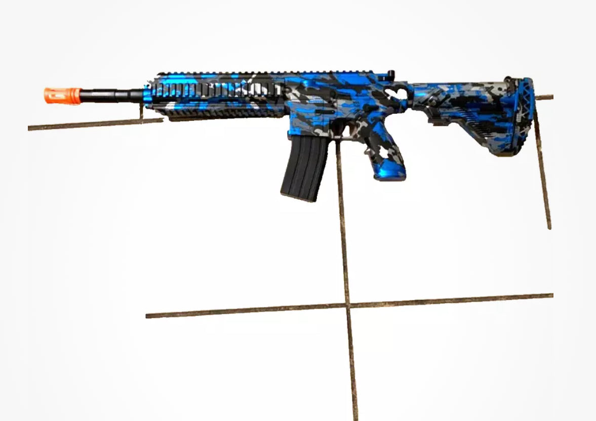 M416 Gel blasters are toy guns that shoot small, water-absorbent gel balls at targets