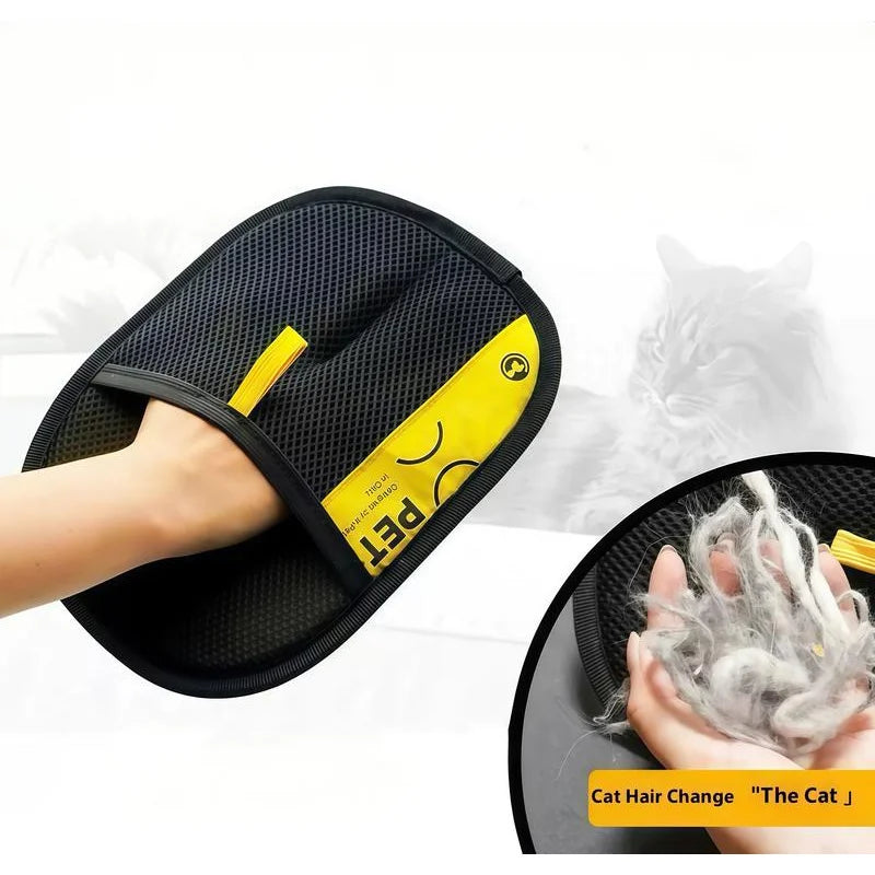 Pet Hair Removal Grooming Glove for Dogs & Cats | Gentle Deshedding & Massage Glove