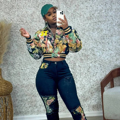 Crop Top Women's Jacket