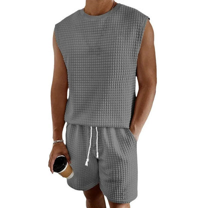 Men's Vest And Shorts Set