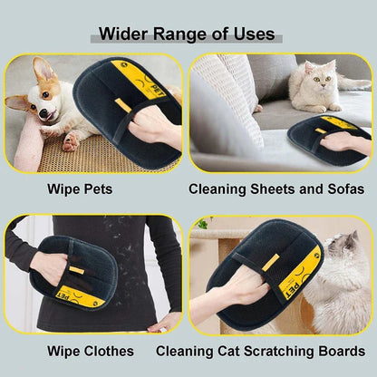 Pet Hair Removal Grooming Glove for Dogs & Cats | Gentle Deshedding & Massage Glove