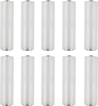 10pcs AAA to AA Converter AAA to AA Battery Adapter AAA to AA Battery Converter Holder AAA to AA Adapter for AAA to AA Battery