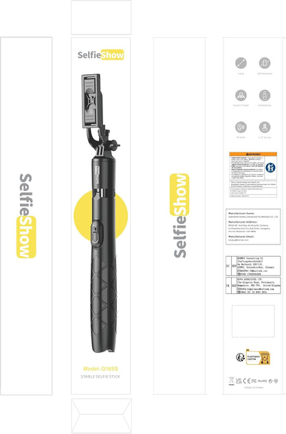 71" Phone Tripod & Selfie Stick, All in One Extendable Cell Phone Tripod with Wireless Remote, Tripods Stand for Iphone & Travel Selfie Stick 360° Rotation Compatible with Iphone Android, Camera
