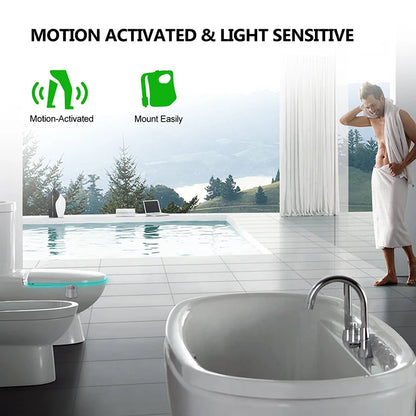 Motion Sensing Toilet LED Light