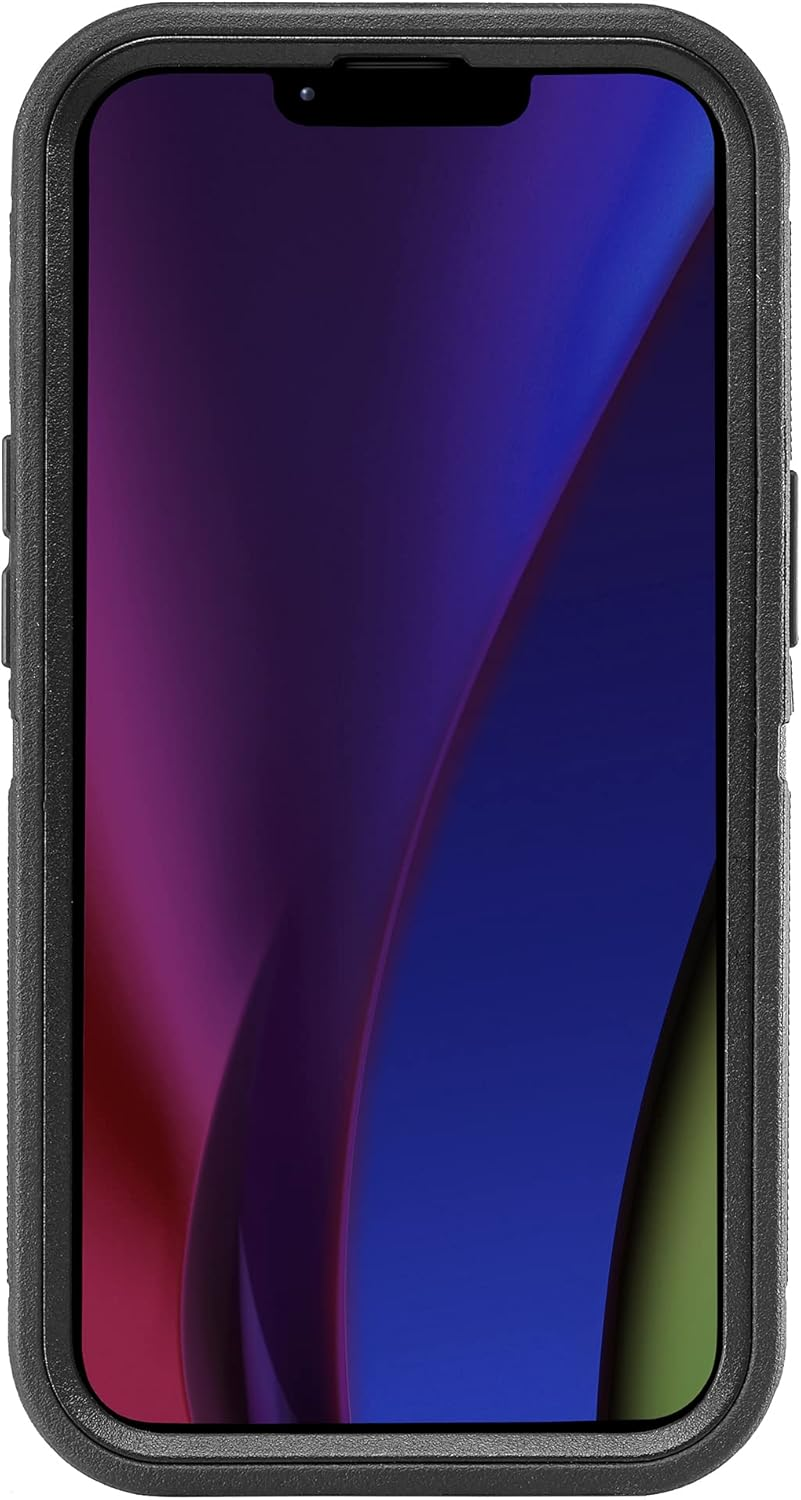 Defender Series Screenless Edition Case and Holster for Iphone 14 & Iphone 13 (ONLY), (Black)