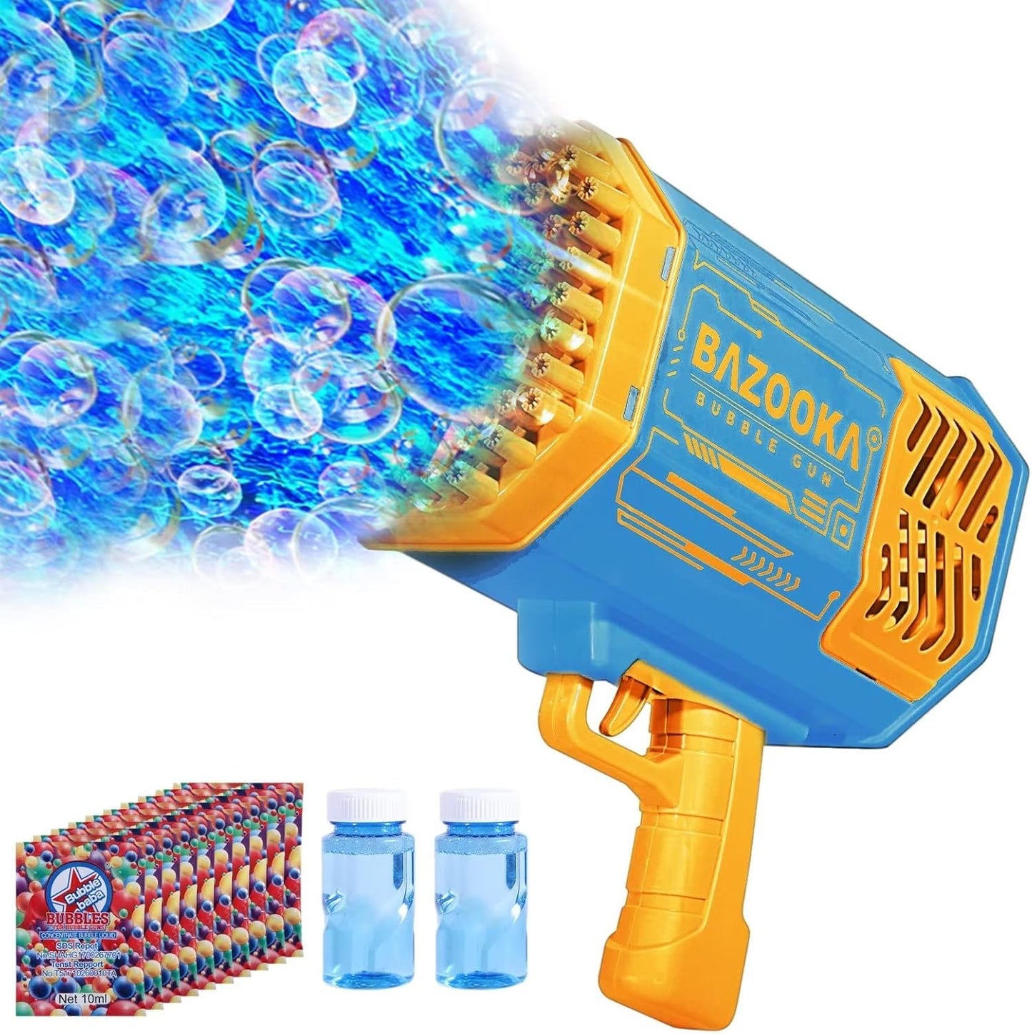 Bubble Machine Gun Bubble Gun with Colorful Lights and Thousands Bubbles, Outdoor Toy Birthday Party