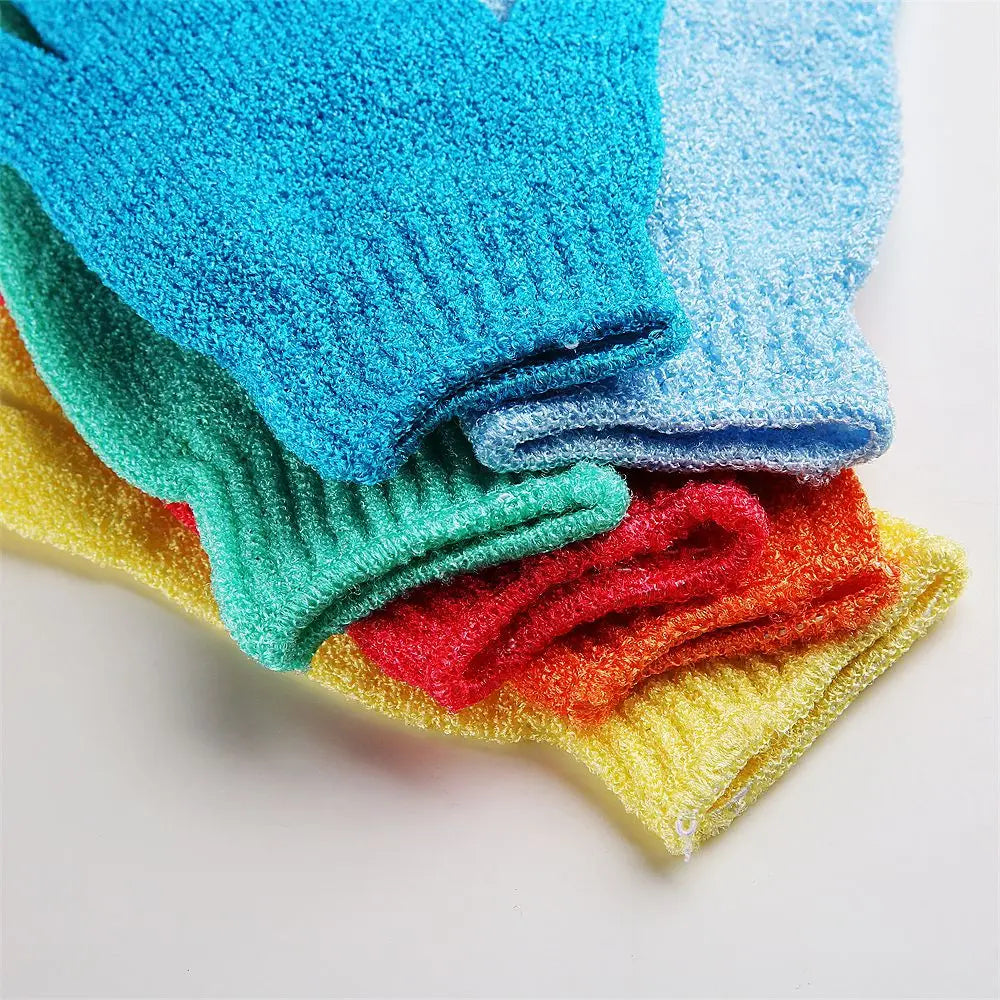 10 Pack Shower Gel Bath Cloth Wash Back Exfoliating Body Massage Sponge Moisturizing Spa Skin Cloth Bath Gloves