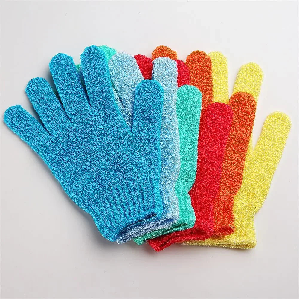 10 Pack Shower Gel Bath Cloth Wash Back Exfoliating Body Massage Sponge Moisturizing Spa Skin Cloth Bath Gloves