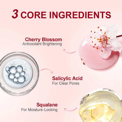 Anti Wrinkle Face Skincare Set Retinol Serum & Sakura Cream Fine Line Remover Anti Aging Nourishing Facial Resurfacing Skin Care