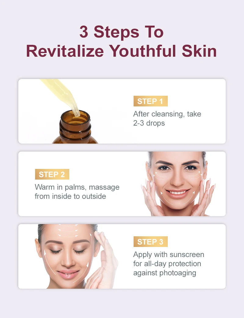 Anti Wrinkle Face Skincare Set Retinol Serum & Sakura Cream Fine Line Remover Anti Aging Nourishing Facial Resurfacing Skin Care