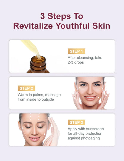 Anti Wrinkle Face Skincare Set Retinol Serum & Sakura Cream Fine Line Remover Anti Aging Nourishing Facial Resurfacing Skin Care