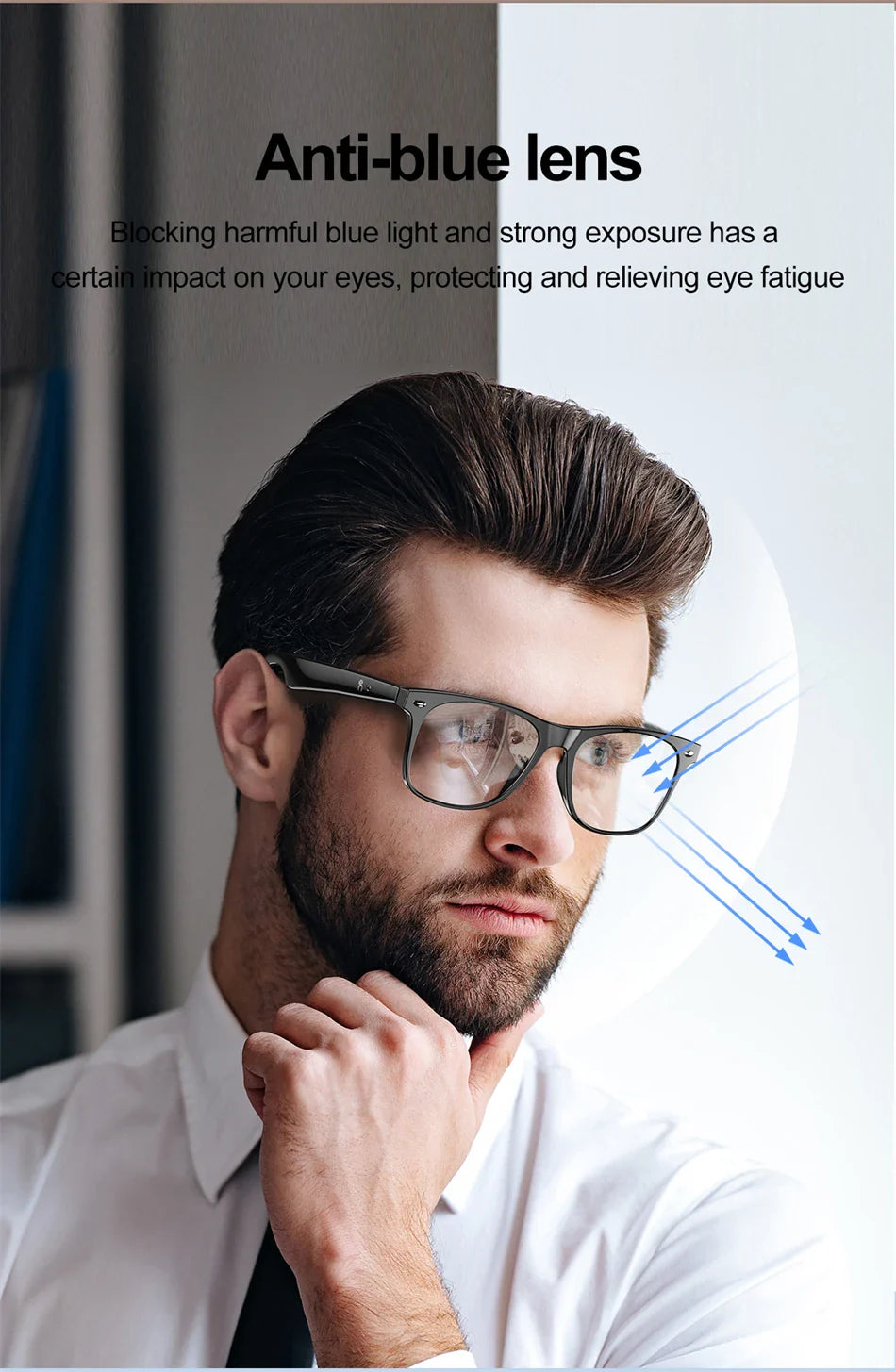 2025 AI Smart Glasses AI intelligent Voice Video Real-time Translation AI Conversation Q&A AI Intelligent Translation Women Men