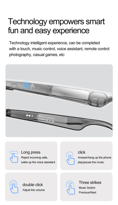 2025 AI Smart Glasses AI intelligent Voice Video Real-time Translation AI Conversation Q&A AI Intelligent Translation Women Men