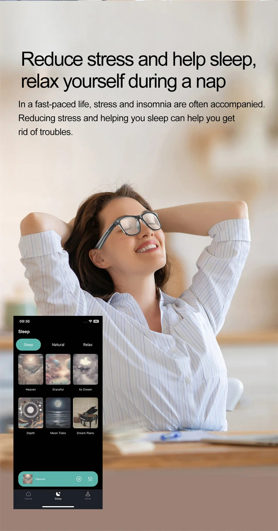 2025 AI Smart Glasses AI intelligent Voice Video Real-time Translation AI Conversation Q&A AI Intelligent Translation Women Men