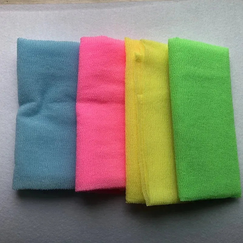5 Pack Exfoliating Cleansing Cloths Japanese Nylon Bath Towels Shower Towels