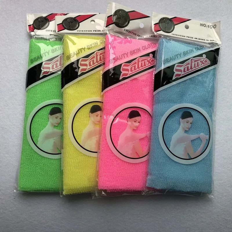 5 Pack Exfoliating Cleansing Cloths Japanese Nylon Bath Towels Shower Towels