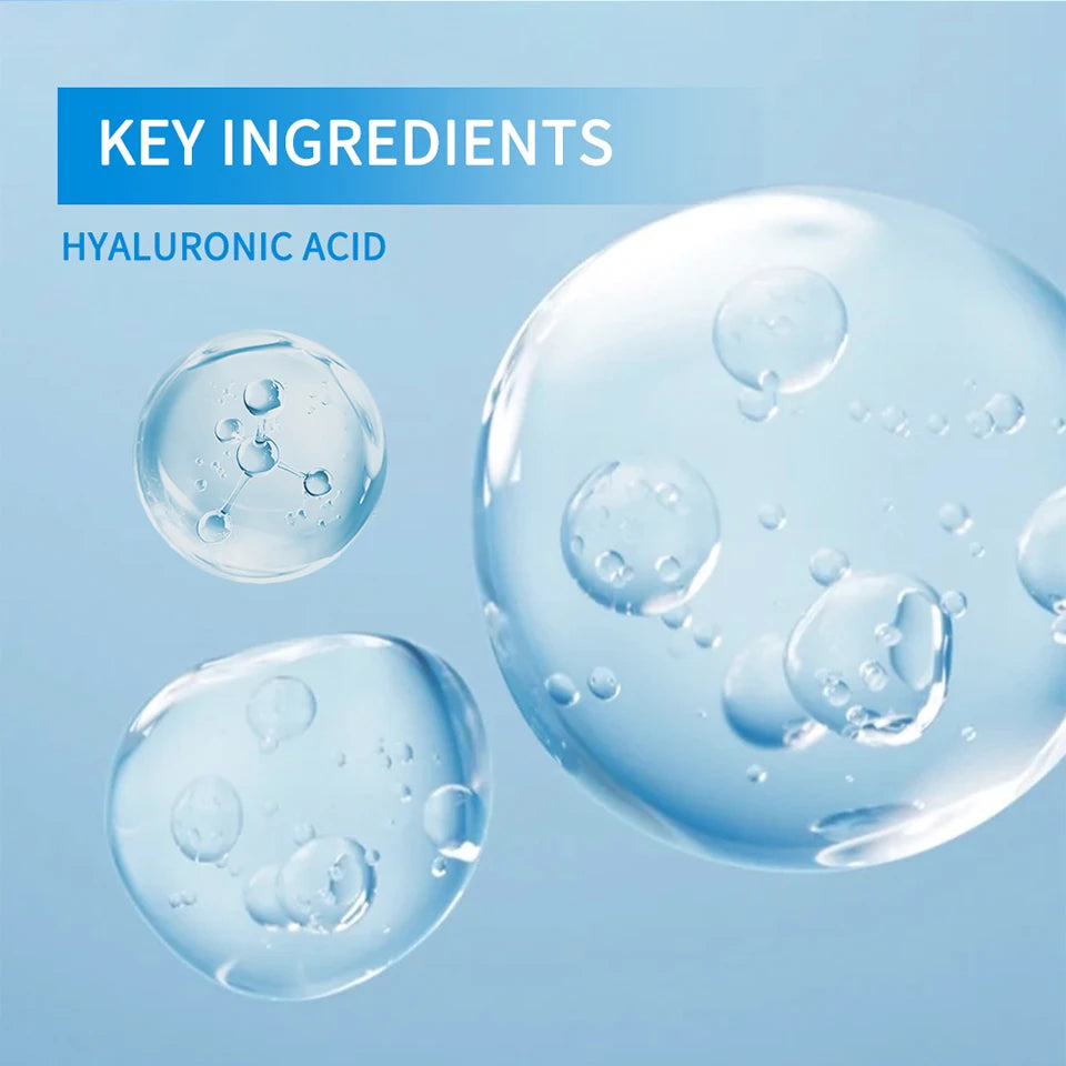 5-piece Set Hyaluronic Acid Skincare Set Essence Cleanser Eye Cream Face Cream Hydrating Moisturizing Repair Skin Care Product