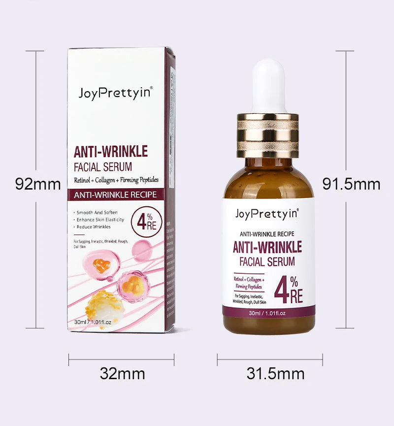 Anti Wrinkle Face Skincare Set Retinol Serum & Sakura Cream Fine Line Remover Anti Aging Nourishing Facial Resurfacing Skin Care