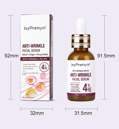 Anti Wrinkle Face Skincare Set Retinol Serum & Sakura Cream Fine Line Remover Anti Aging Nourishing Facial Resurfacing Skin Care