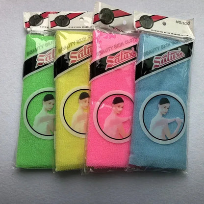 5 Pack Exfoliating Cleansing Cloths Japanese Nylon Bath Towels Shower Towels