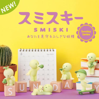 Glow in the Dark Figure, Sunday Series, Random Style, 1 Pack Assorted Blind Box