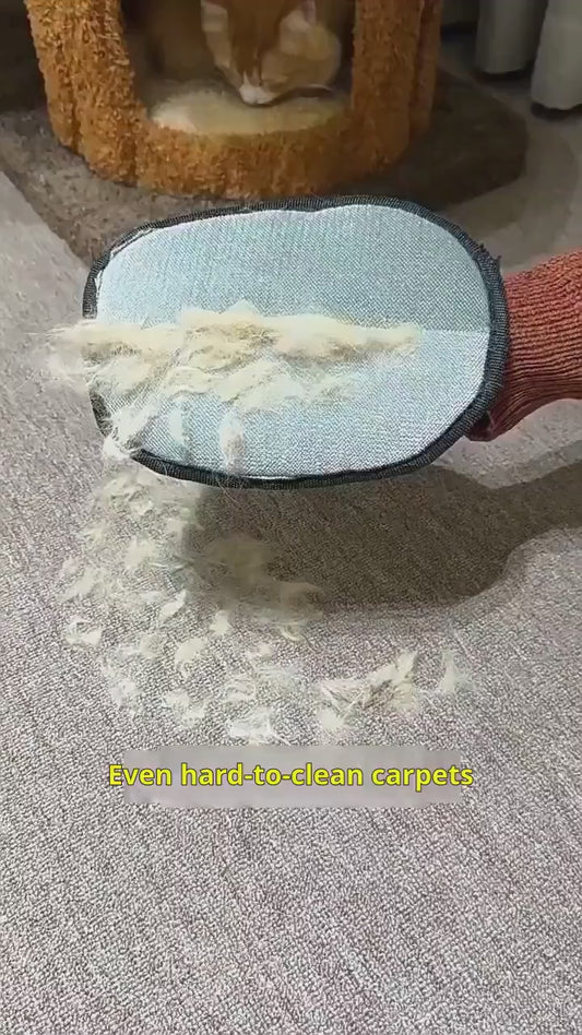 Pet Hair Removal Grooming Glove for Dogs & Cats | Gentle Deshedding & Massage Glove